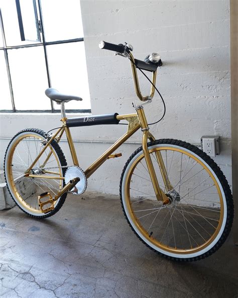 bogarde bikes dior|Dior x Bogarde Limited Gold BMX Bike Collab .